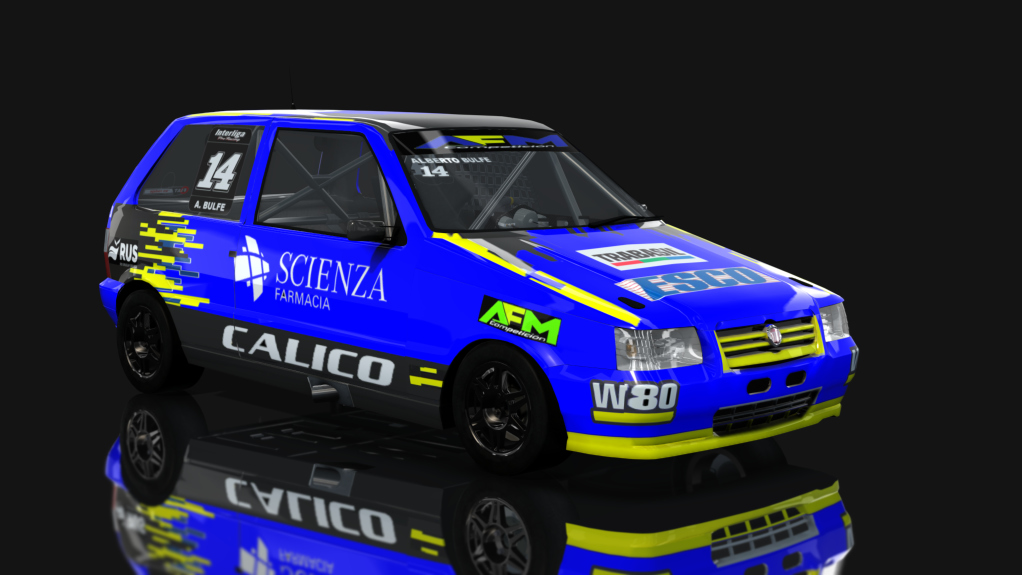 TP 1.4 - Fiat Uno Fire - Zonal Cuyano, skin Alberto Bulfe