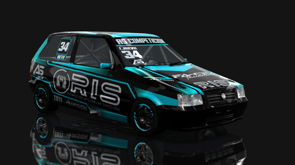 TP 1.4 - Fiat Uno Fire - Zonal Cuyano, skin NIEVA AS COMPE