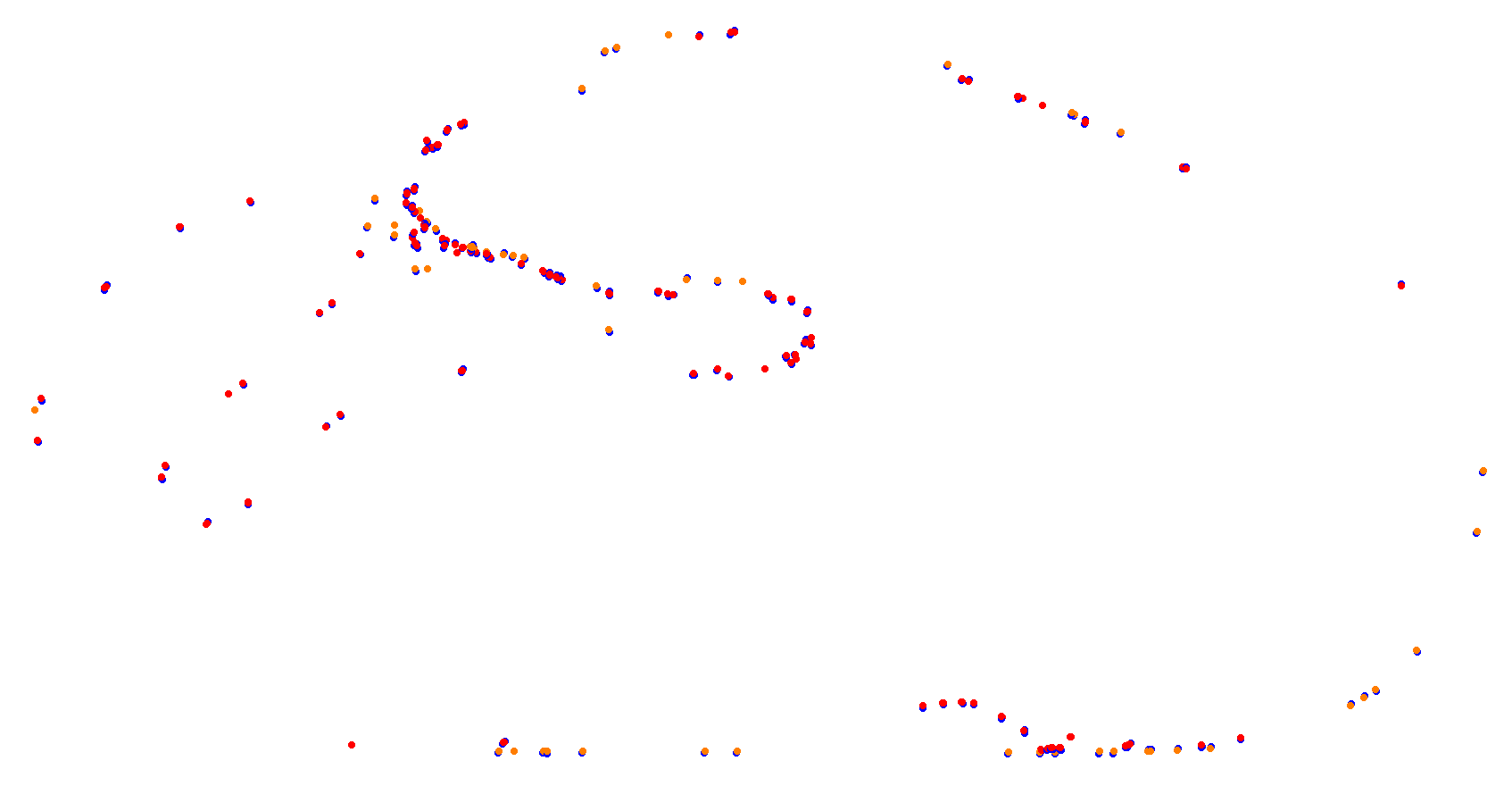 Daytona Road Course collisions