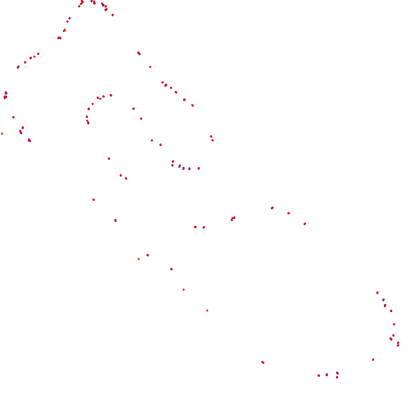 Circuito de San Cayetano - Largo collisions