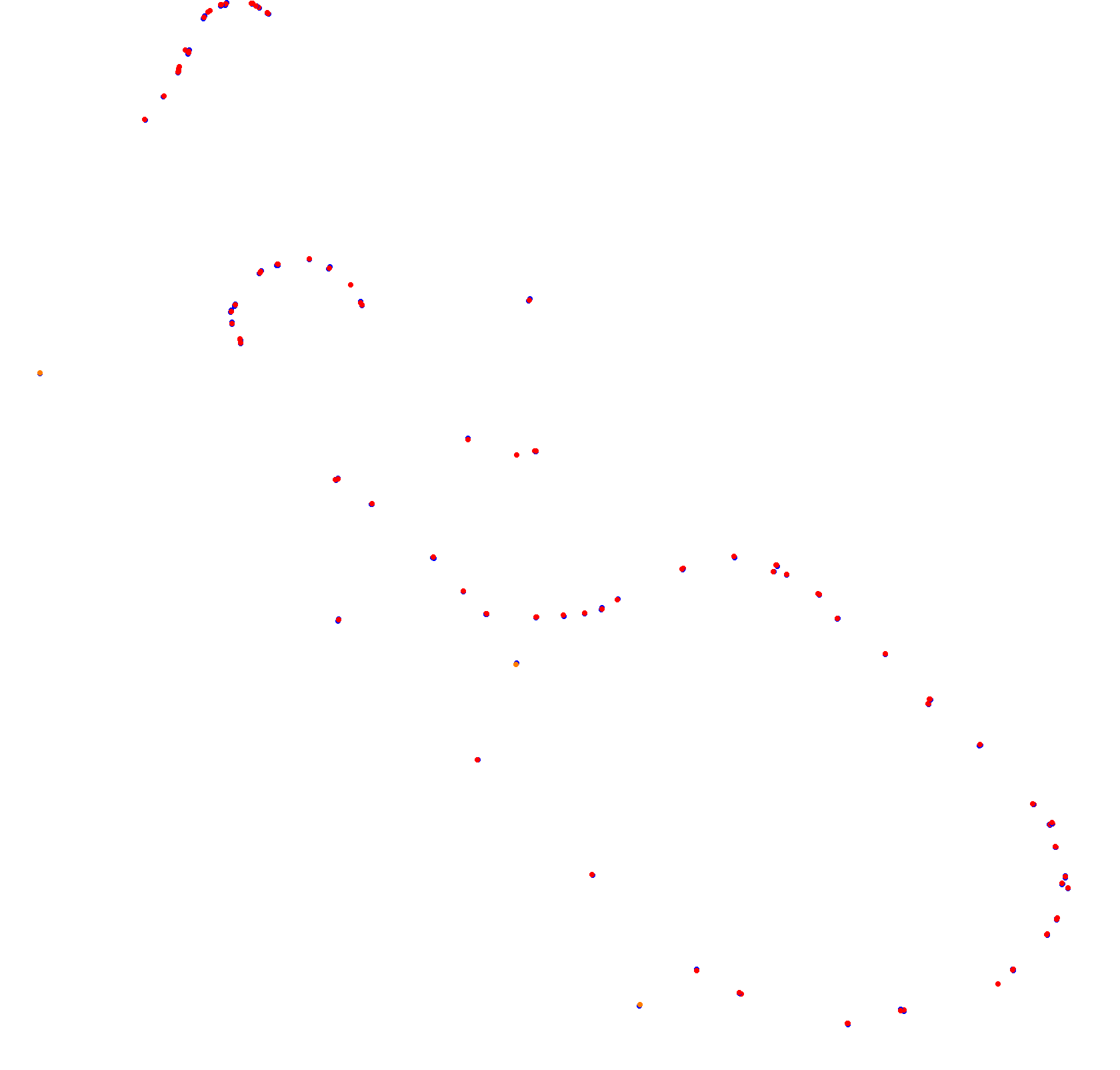 Circuito de San Cayetano - Largo collisions
