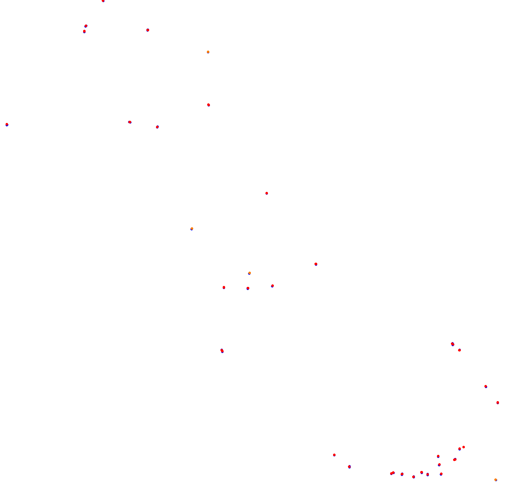 Circuito de San Cayetano - Largo collisions